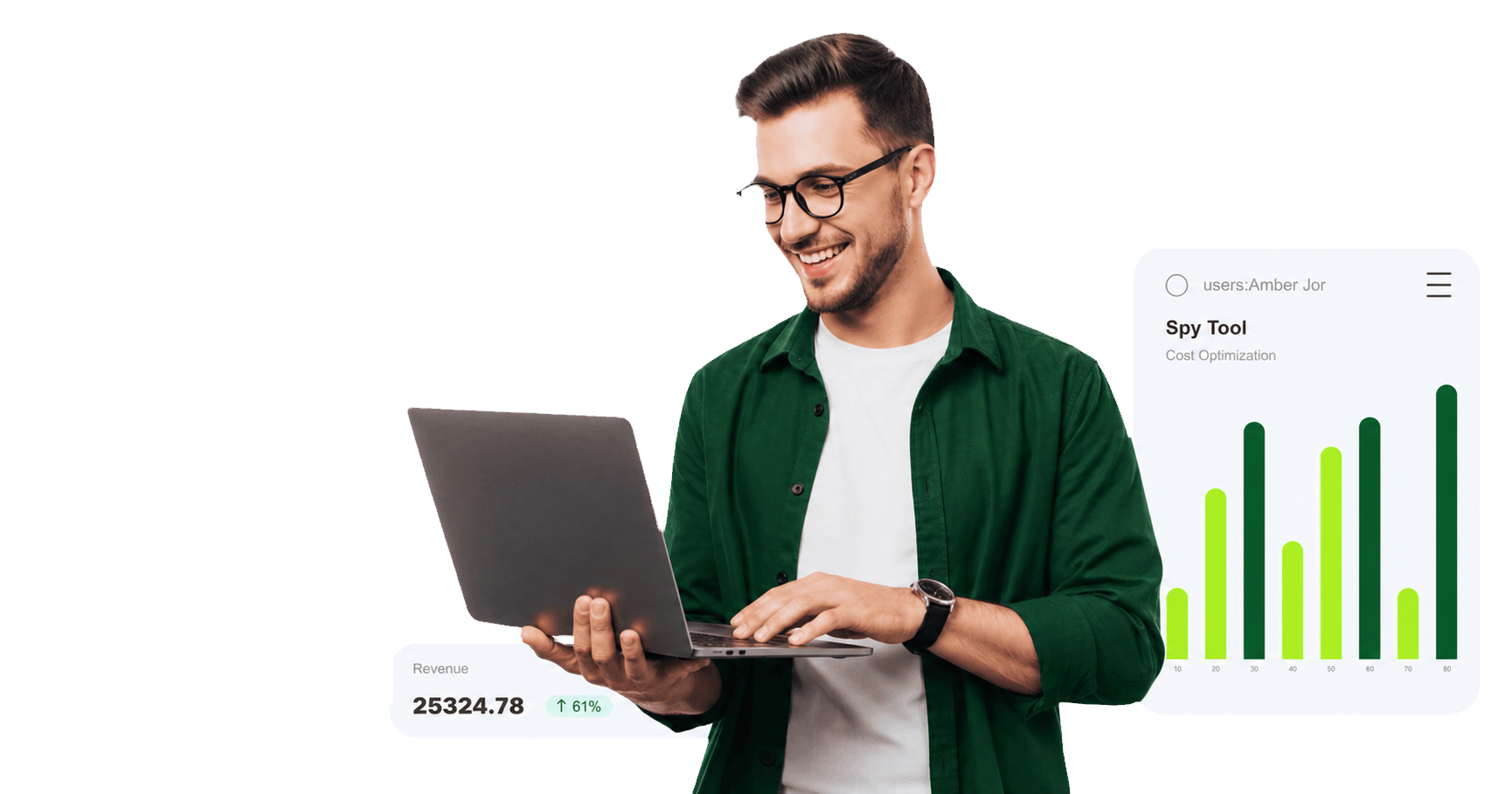 A Shopify merchant reviewing revenue and fulfillment analytics